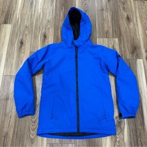 686 InfiDRY Waterproof Defender Jacket Insulated Ski Coat, Blue, Boy’s XL